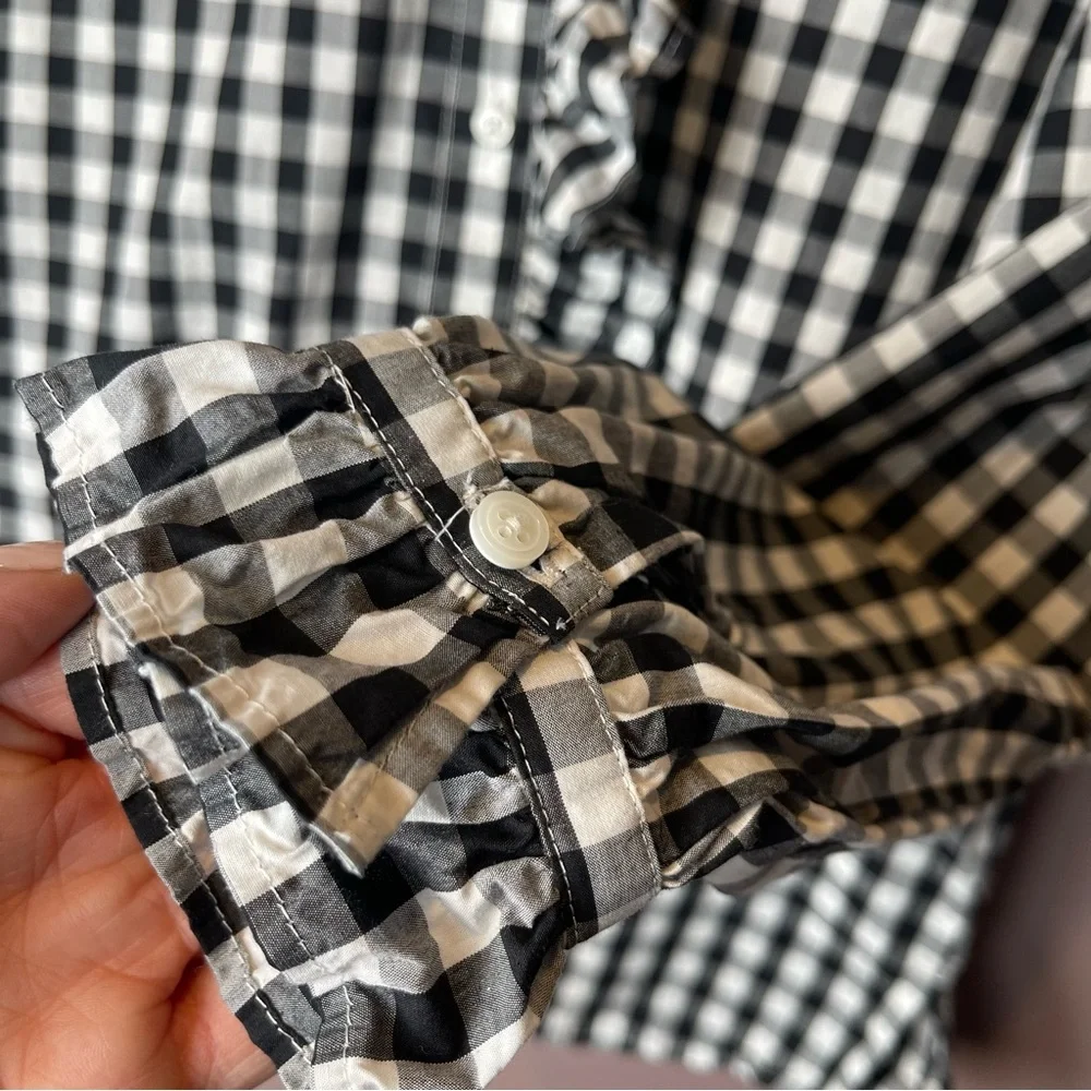 J Crew Cottage cotton poplin top gingham BP623 (2023 style) - Picture 8 of 14